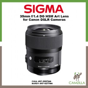 Sigma 35mm f/1.4 DG HSM Art Lens for Canon DSLR Cameras